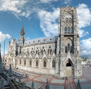 My phone's new panorama software doesn't do the Basilica justice.